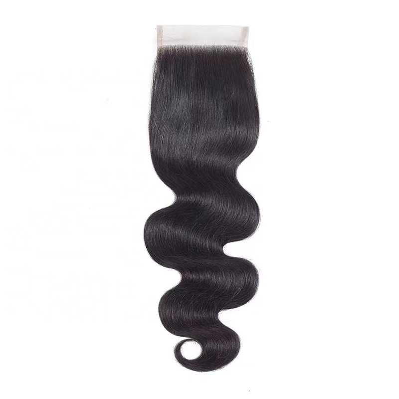 Raw Material 100% Cuticle Aligned Virgin Hair transparent Closure hd swiss lace13x4  4x4 Film Lace Frontal and Closures