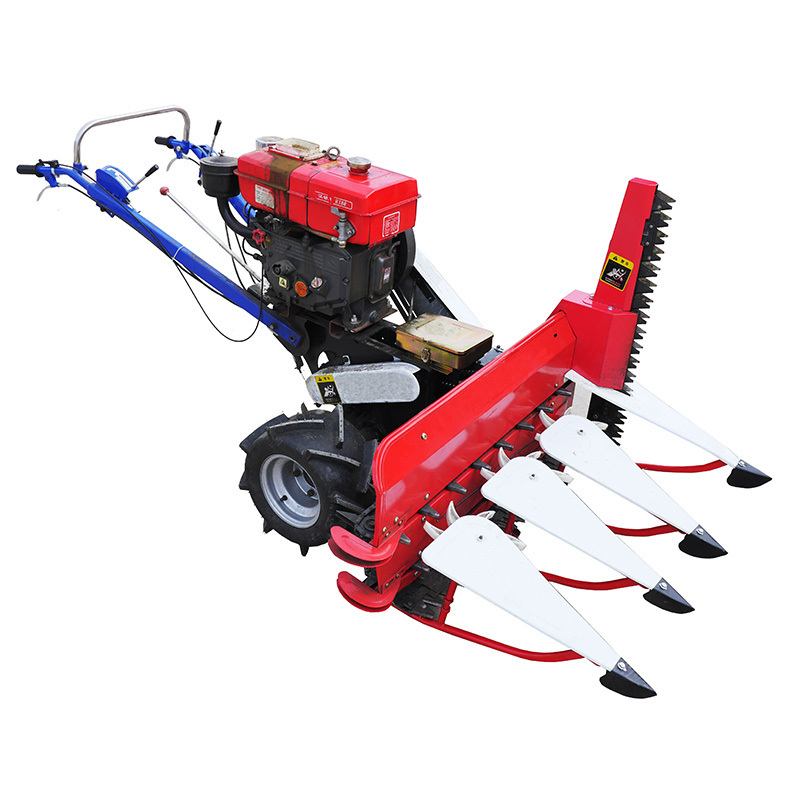 Portable farm rice paddy wheat reaper grain reaping machine agro harvesting machine