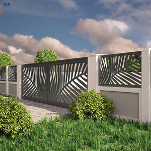 Privacy gates laser cut aluminum wall panels fence fencing trellis