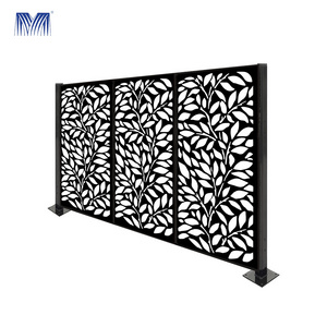 Private aluminium horse laser cut privacy fencing panel metal garden fence