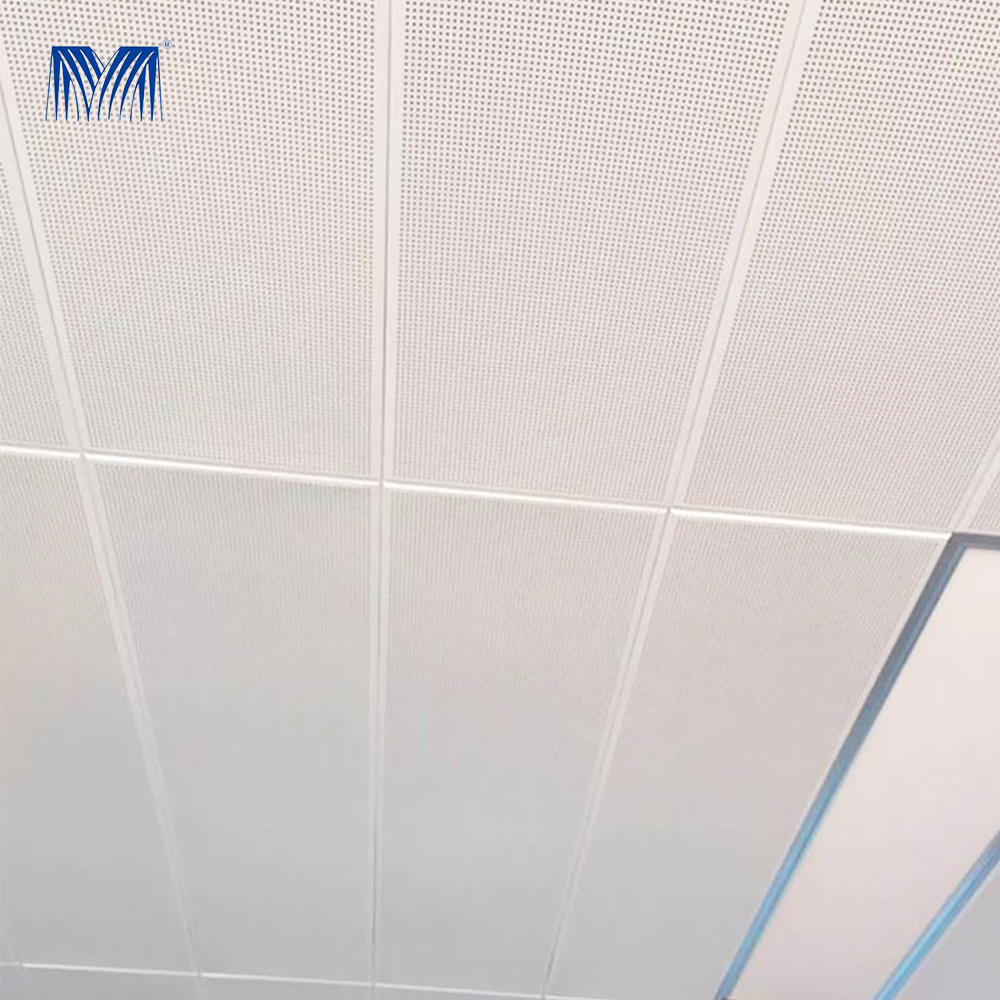 Spandrel  waterproof board supermarket stretch profile metal integrated drop ceil panel grate aluminum ceiling sheet tile