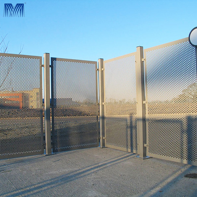 Strength fixed louver  laser cut fencing for houses for garden fence toppers supply sheet aluminum fence penal railing