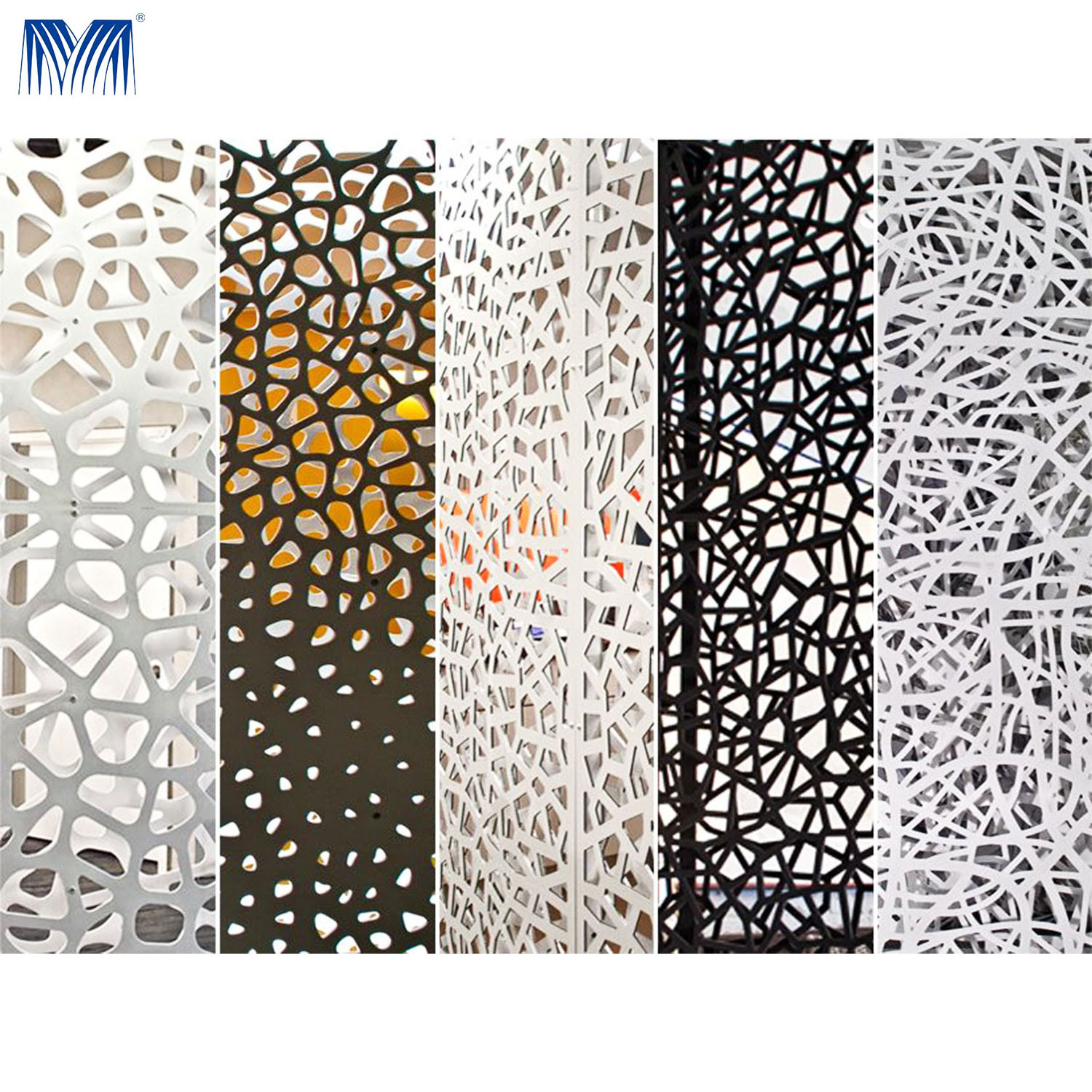 Folding stainless steel decorative for home living small apartment screen divider room partition wall partition decoration