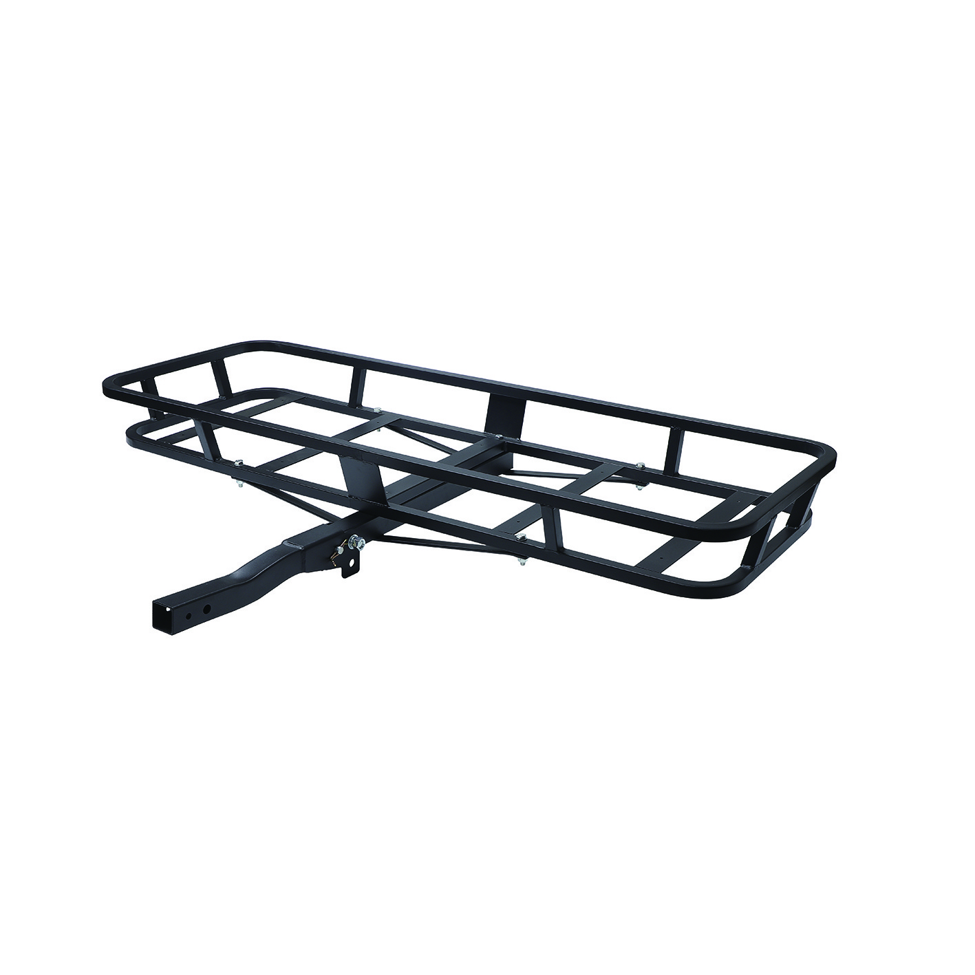 Off-road vehicle black 500 lb luggage rack receiver trailer basket hitch unit cargo transporter