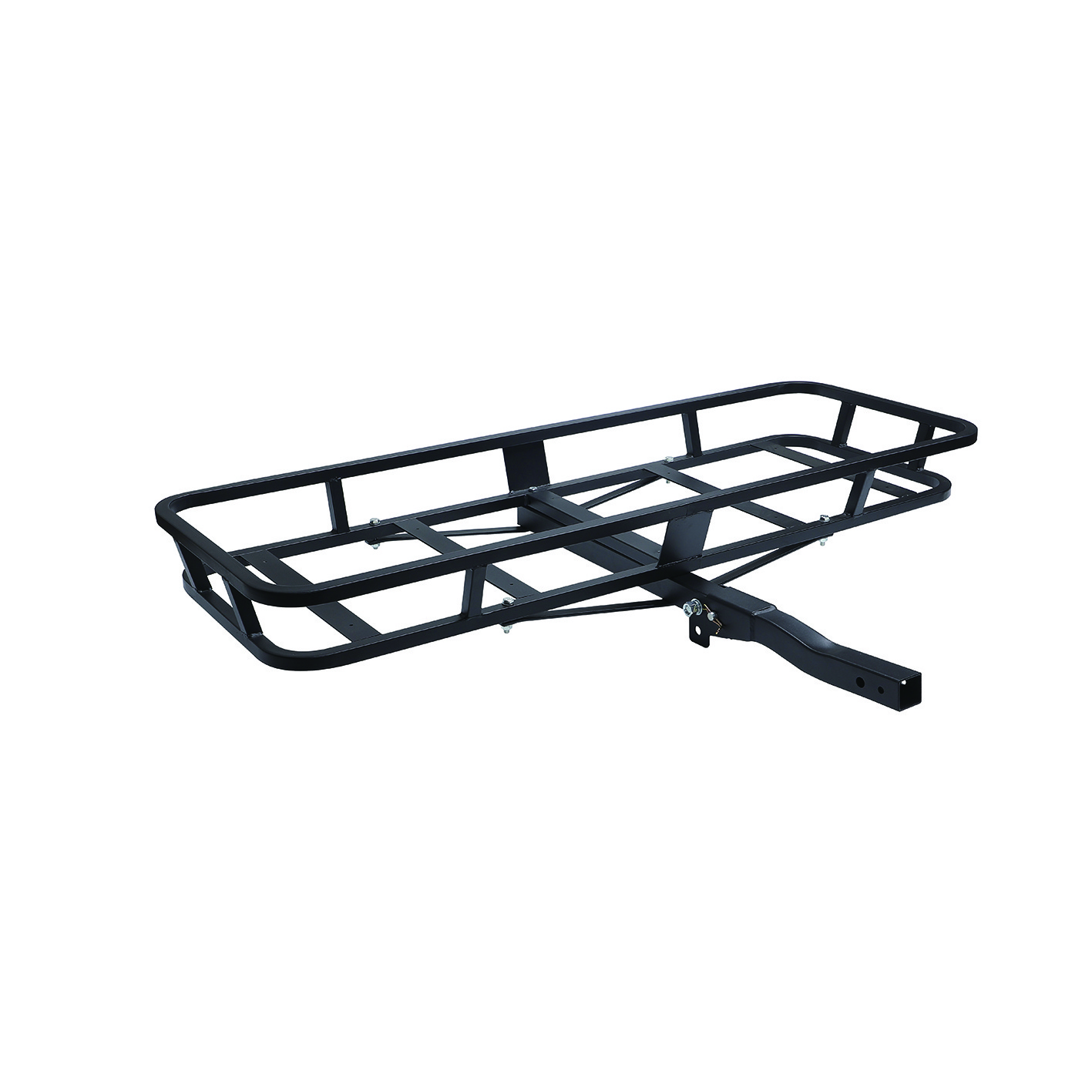 Off-road vehicle black 500 lb luggage rack receiver trailer basket hitch unit cargo transporter