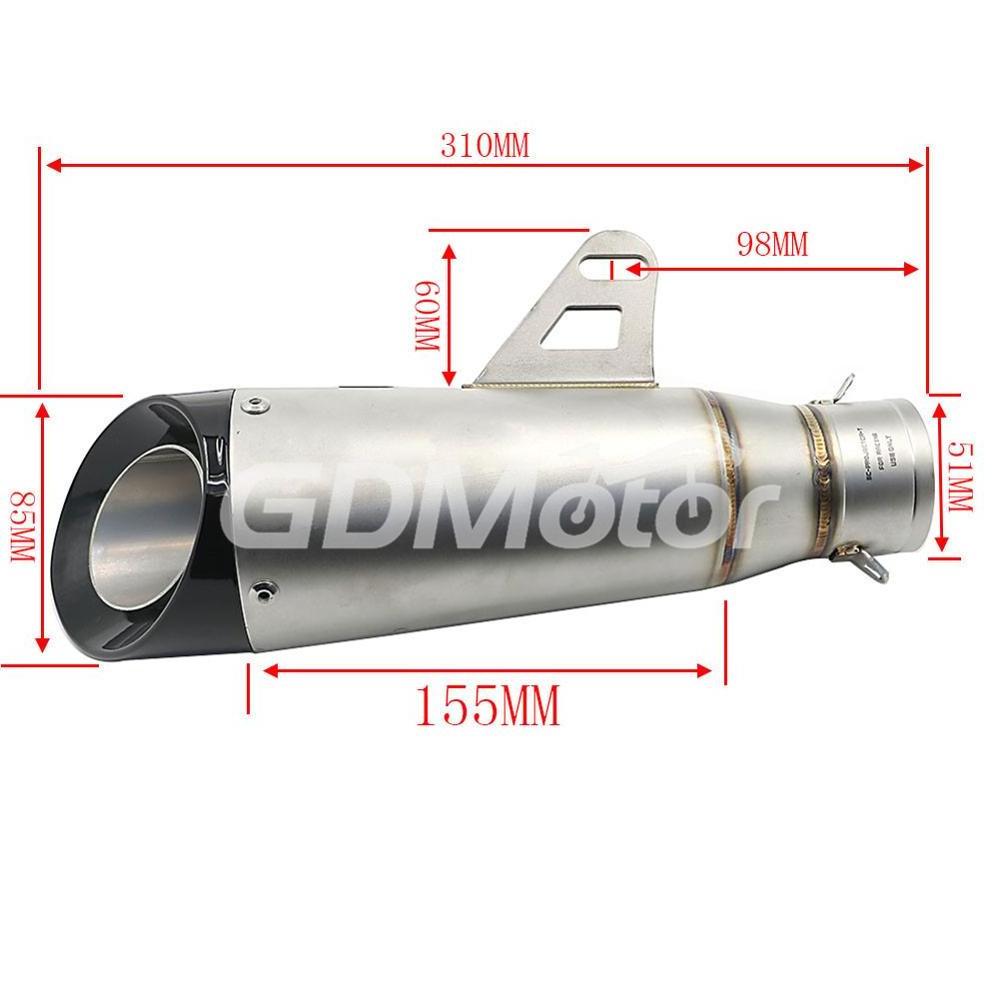 Chinese made motorcycles silencer for moto pit bike exhaust