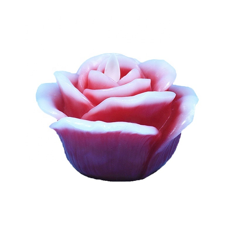 The New Design ROSE Flower Moving Wick LED Candles