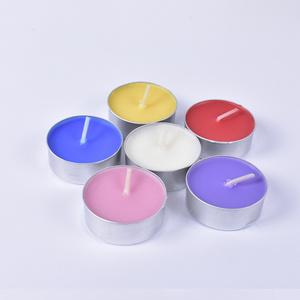 factory wholesale 100pack 4hours 6hours 8hours Burning time Pressed tea light wax candles unscented white tealight candle