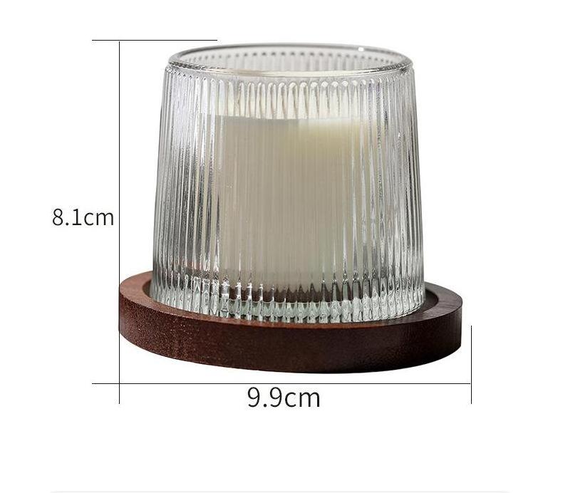 hot selling clean burning smokeless natural pure soy wax luxury glass jar candle for home fragrance candles bulk