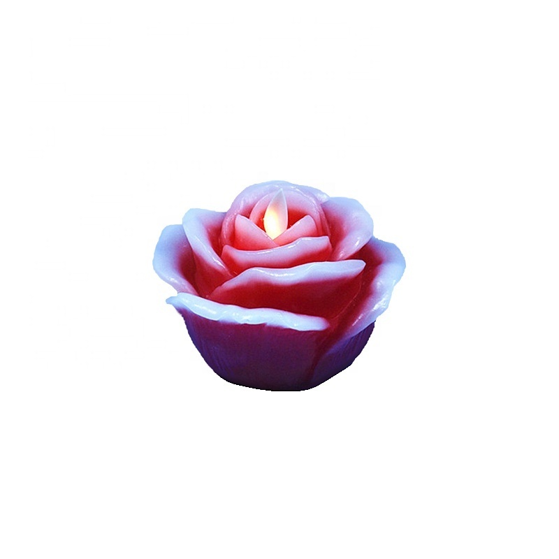 The New Design ROSE Flower Moving Wick LED Candles