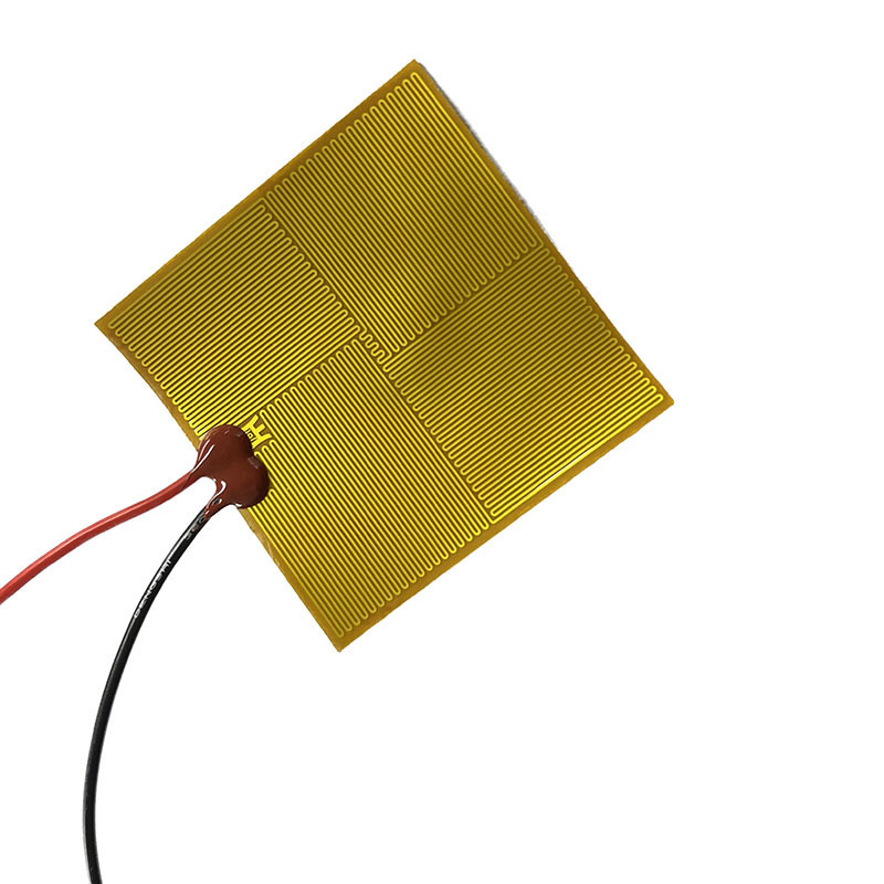 Customized 50x50mm 24v Polyimide Film Kapton Flexible Electric Heater