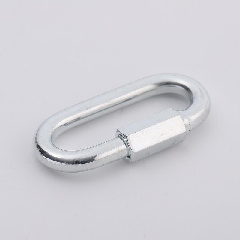 DIN 5299 Galvanized metal Snap Hook Round Wire and Forged Carabiner Snap Hook Clip with Screw Lock