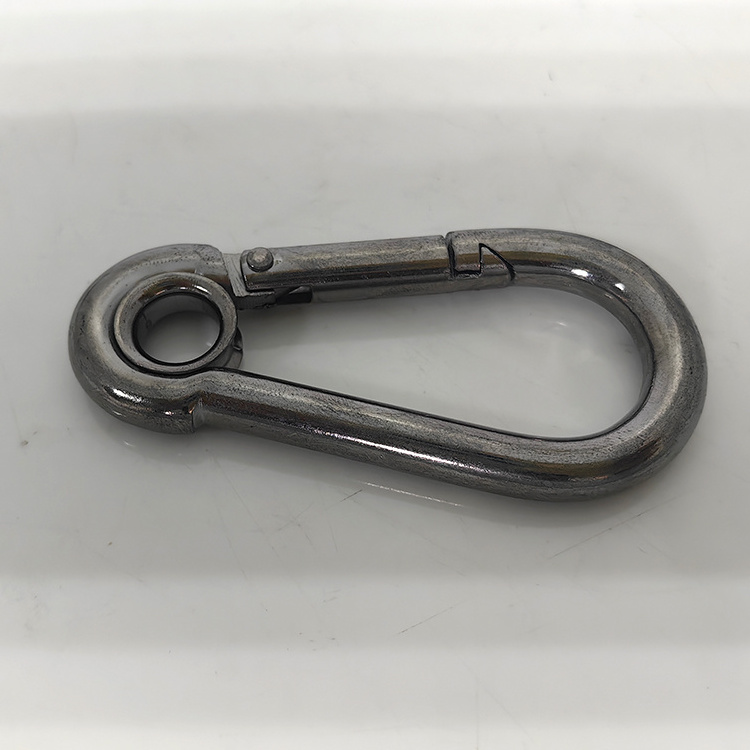 DIN5299C Spring Hook Fastener High Quality Metal stainless Carabiner Steel Snap Hook Zinc Spring Clips Plated Snap Hook