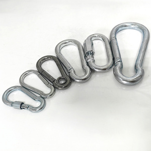 DIN5299C Spring Hook Fastener High Quality Metal stainless Carabiner Steel Snap Hook Zinc Spring Clips Plated Snap Hook