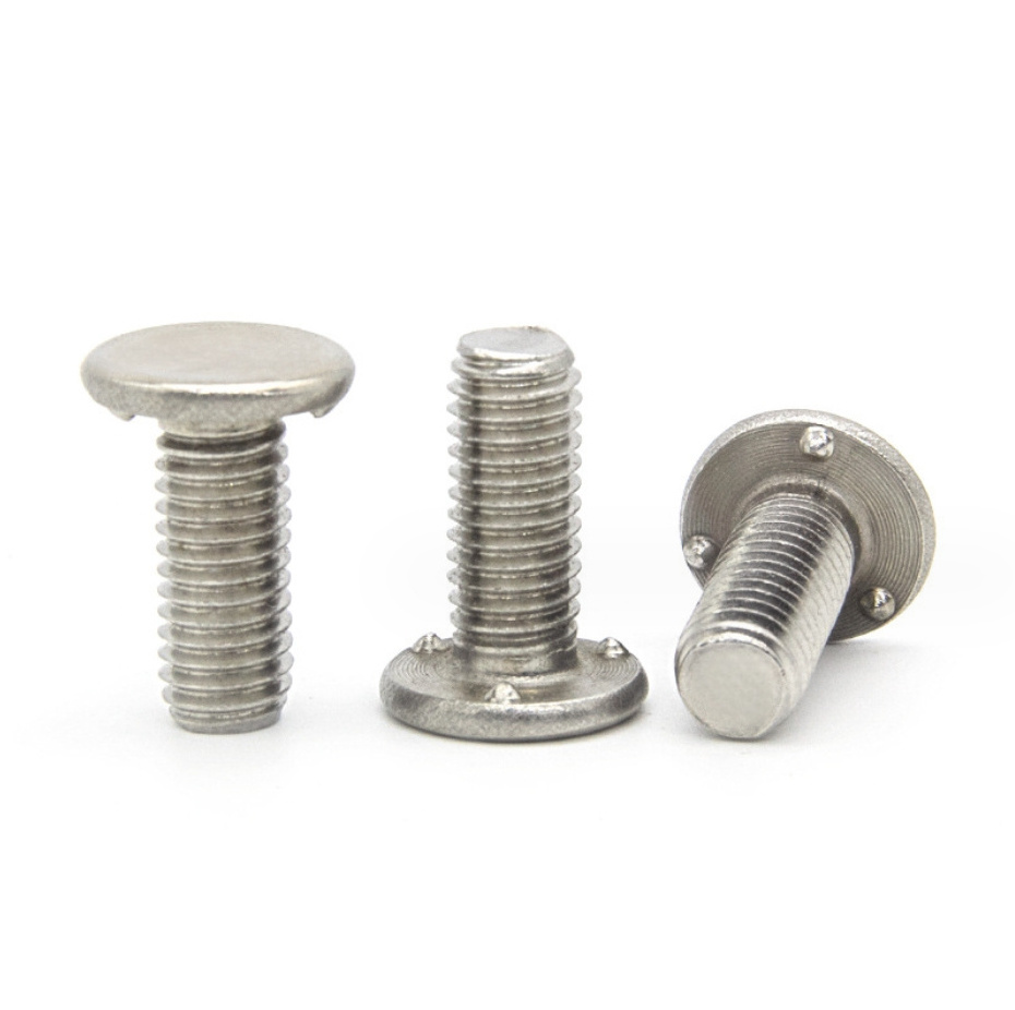 Three-point welding screw weld bolt Stainless steel Q198 m8 m10 m12 bearing surface projection welding bolt