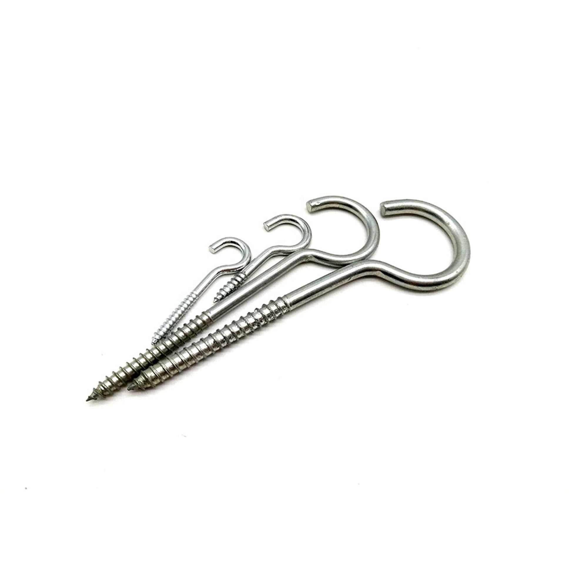 Stainless steel hook type tapping screw Open Eye Hook Wood Self Tapping Screw hook Hanging l type shaped screw