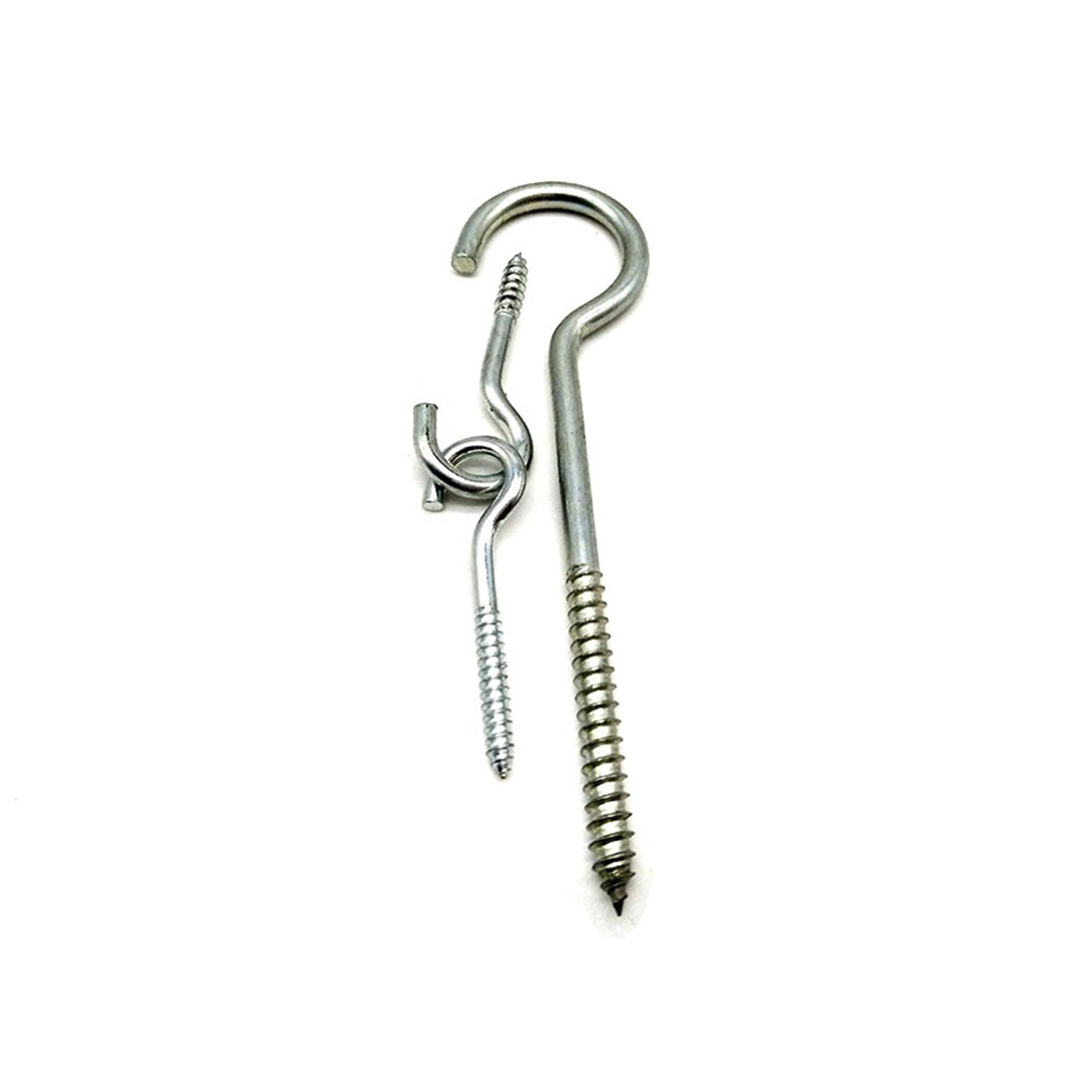 Stainless steel hook type tapping screw Open Eye Hook Wood Self Tapping Screw hook Hanging l type shaped screw