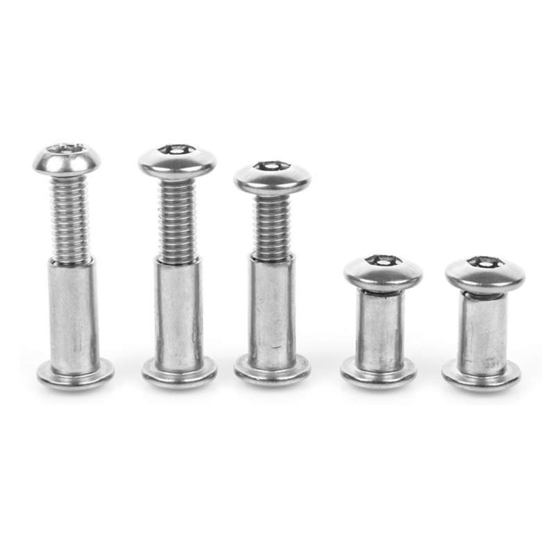 M2.5 M3 M4 M5 M6 M8 Stainless Steel Blinding Barrel and Screw Chicago Screw