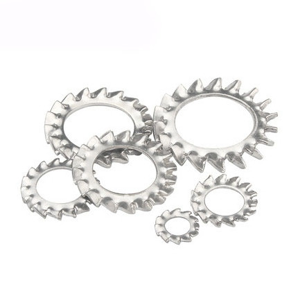 Stainless steel Serrated Lock Washers External Teeth Washer Toothed lock washers with external teeth