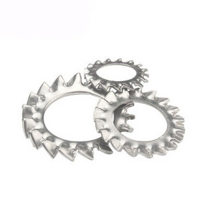 Stainless steel Serrated Lock Washers External Teeth Washer Toothed lock washers with external teeth