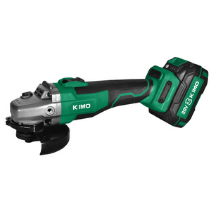 KIMO Cordless Lithium Battery Set Angle Grinder with 4.0 Battery Brushless Pure Copper 125MM Angle Grinder Available in Stock