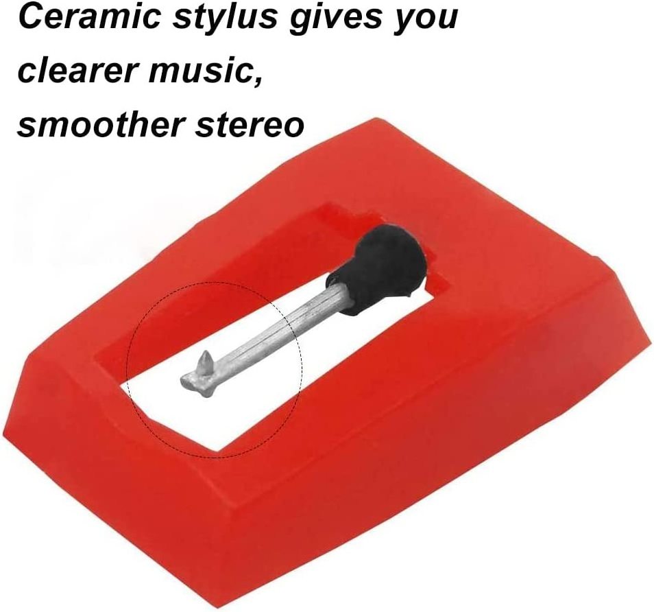 Compliant Diamond Stylus Turntable Replacement Needle for Vinyl Record Player LP Phonograph