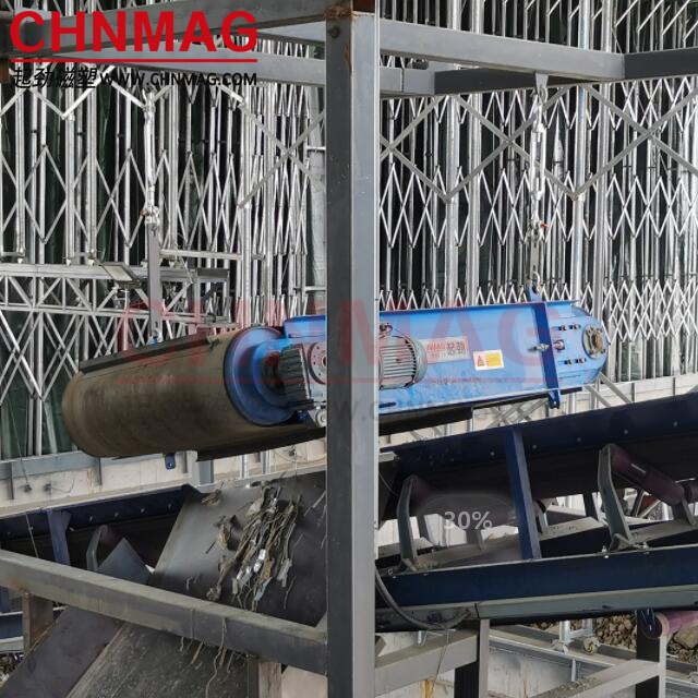 Conveyor Belt Iron Remover Suspended Magnetic Separator