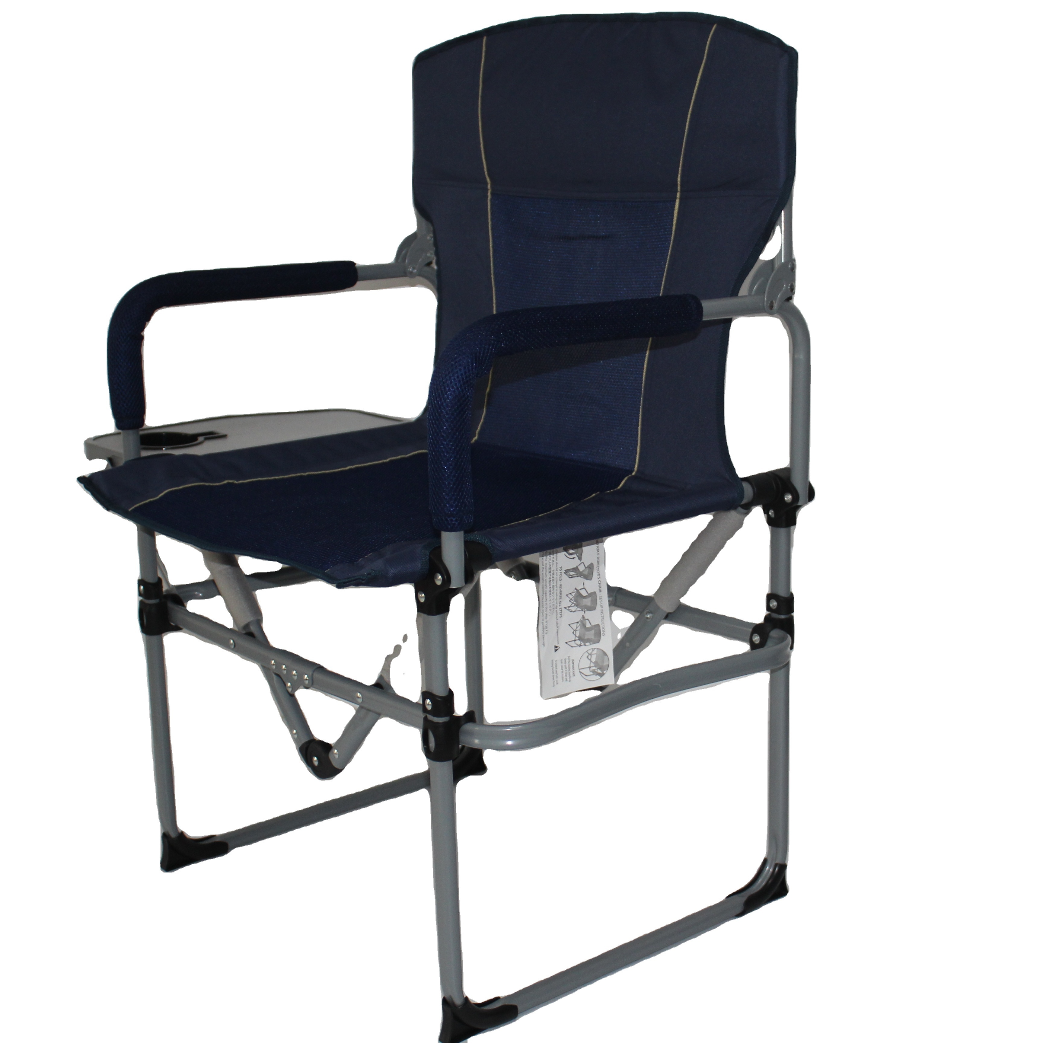 High Quality Customized Heavy Duty Director Chair with Side Table Easy Folding Design for Beach Outdoor & Camp Use