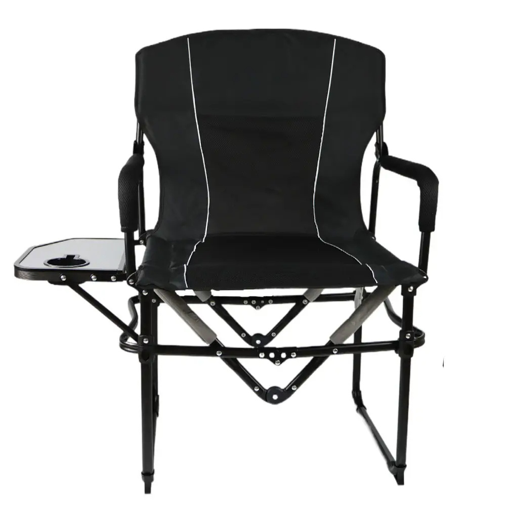 Customized High quality Easy Folding Heavy Duty Director Chair Folding Chair With Side Table