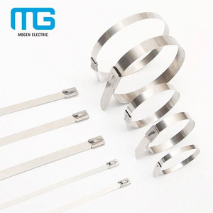 Stainless steel self locking cable zip tie