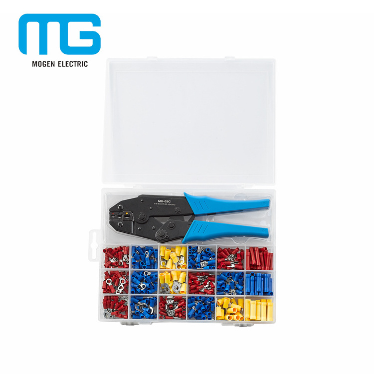 450PCS cable termination kit insulated terminal kit with crimp tool terminals set