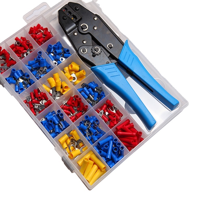 450 PCS cable termination kit insulated terminal kit with crimp tool terminals set