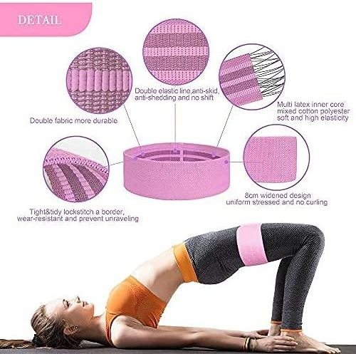 Fabric Exercise Hip Circle Resistance Bands  for Home Gym Yoga Weights Squats