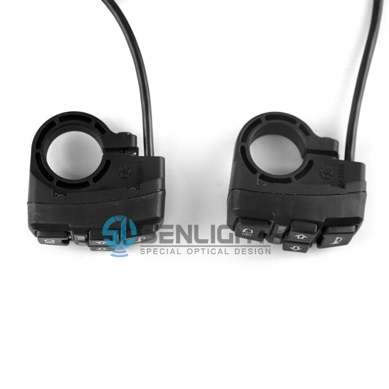 Motorcycle Multi-function Switch Front light horn turning Light Button Control 3 In 1 Handlebar Controller Switch