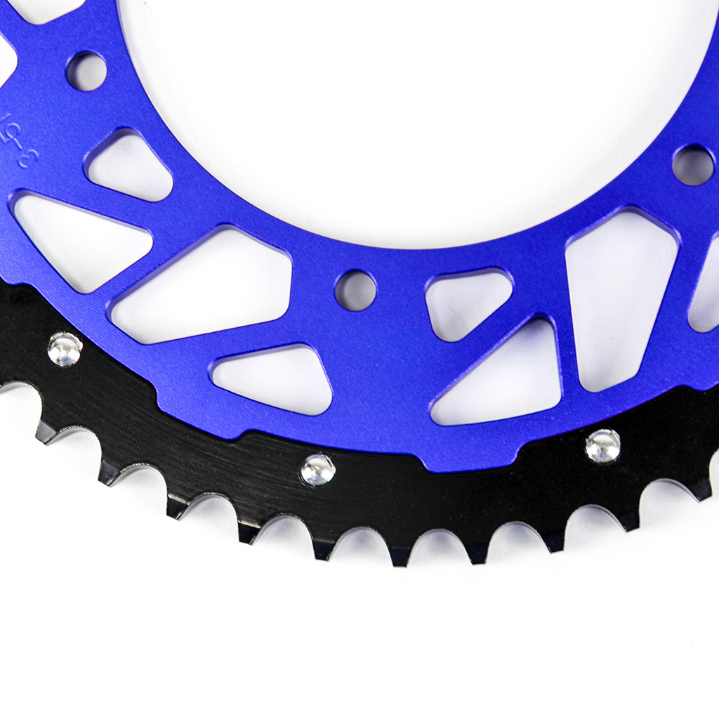 Customized CNC aluminum Rear Motorcycles Sprocket For YZ125 YZF250/426/450 WR250/450 TTR23