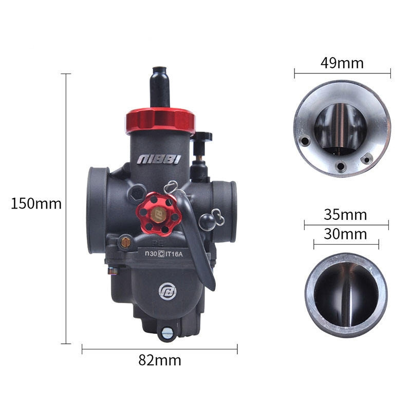 24 26 28 30 mm Nibbi Carburetor Motorcycle off-road 250 modified parts GY6 for Yamaha Scooter CG125