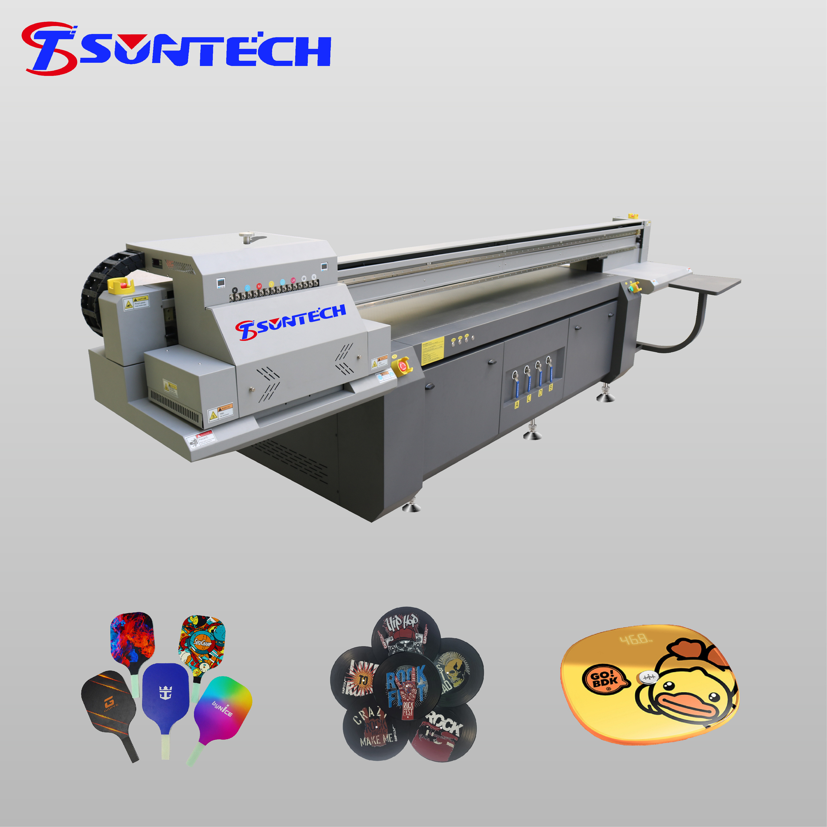 Digital uv printer height-adjustable flatbed printing machine with ricoh gen5 printhead