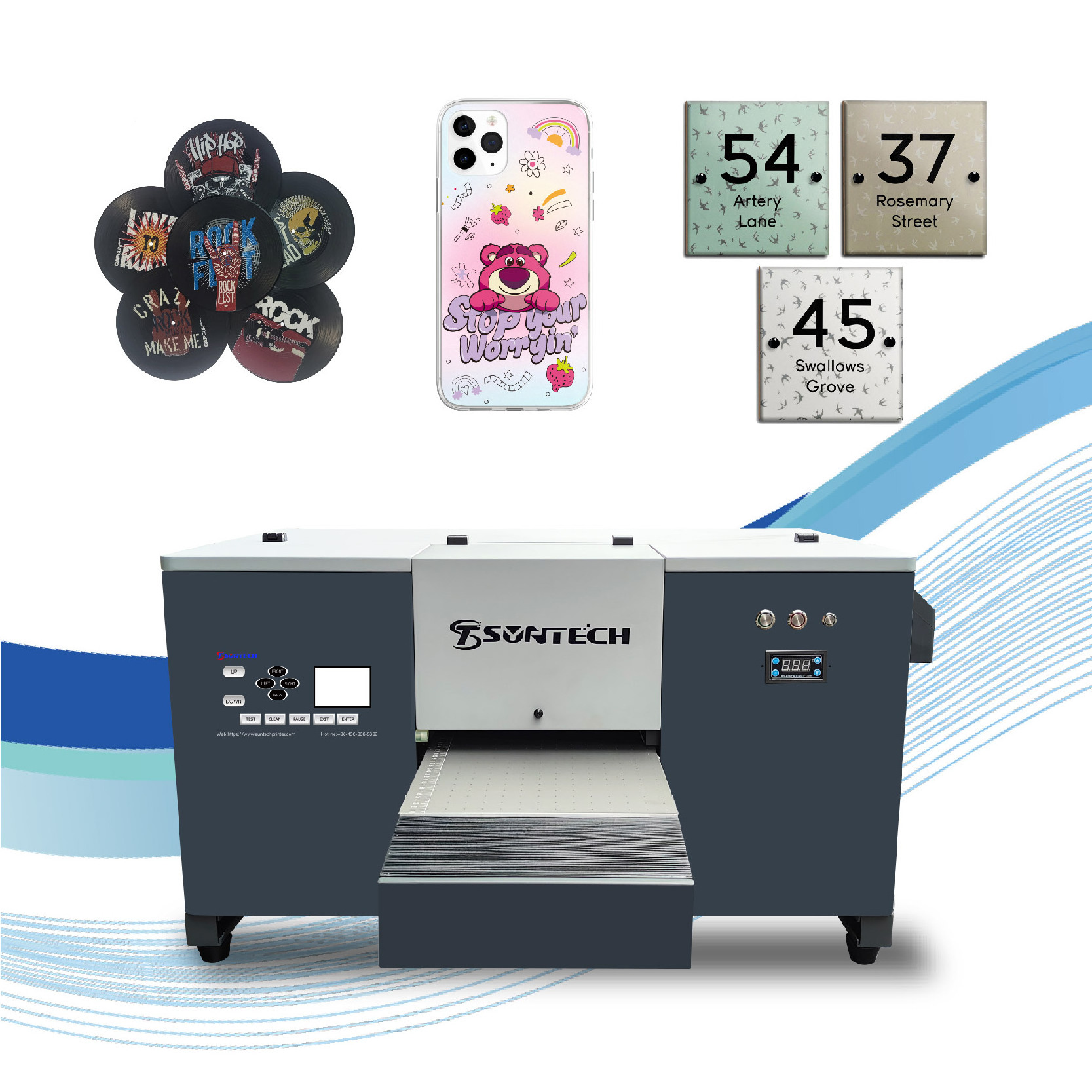 Factory sales the A3 UV printers leather printing machine for Acrylic wallet and phone case