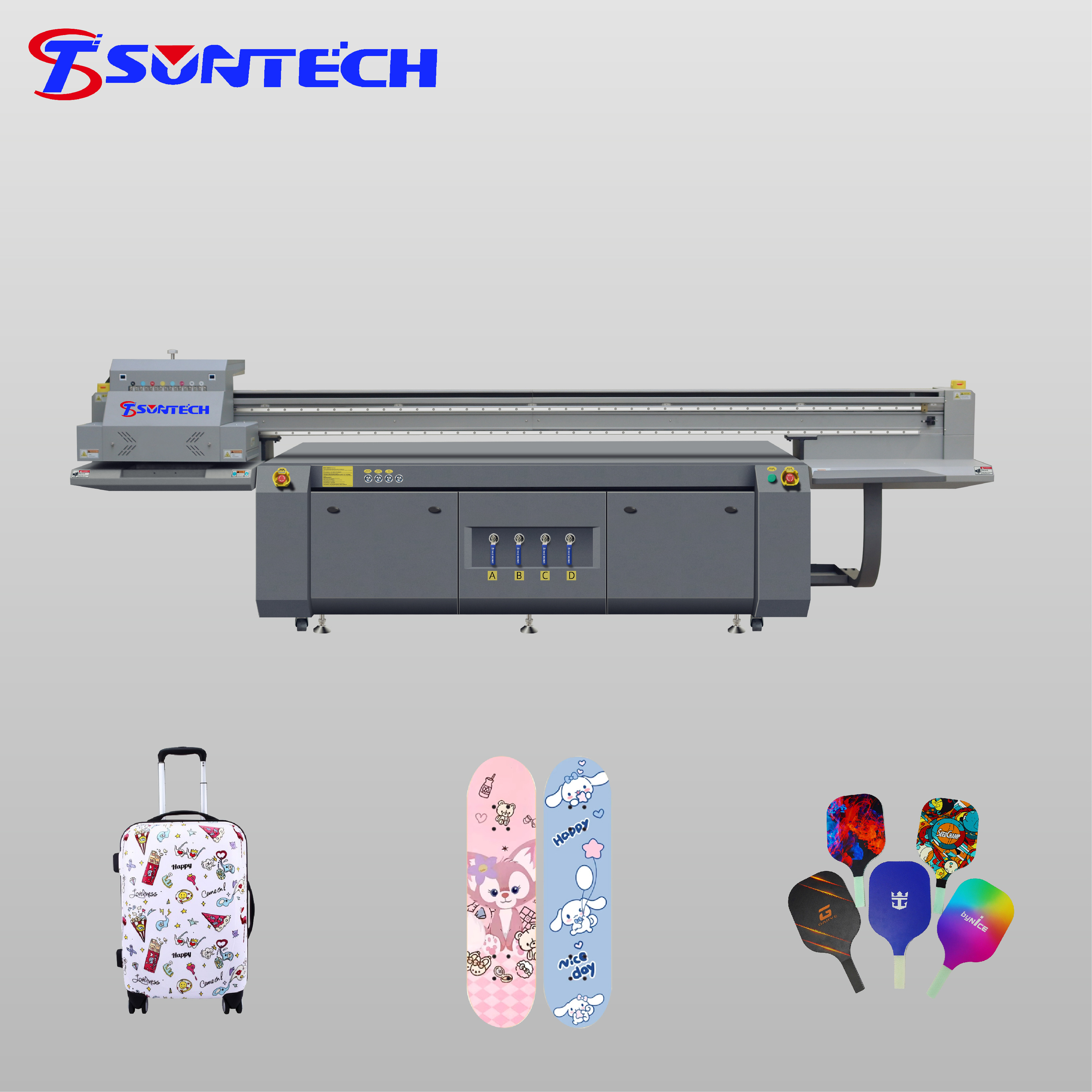 Digital uv printer height-adjustable flatbed printing machine with ricoh gen5 printhead