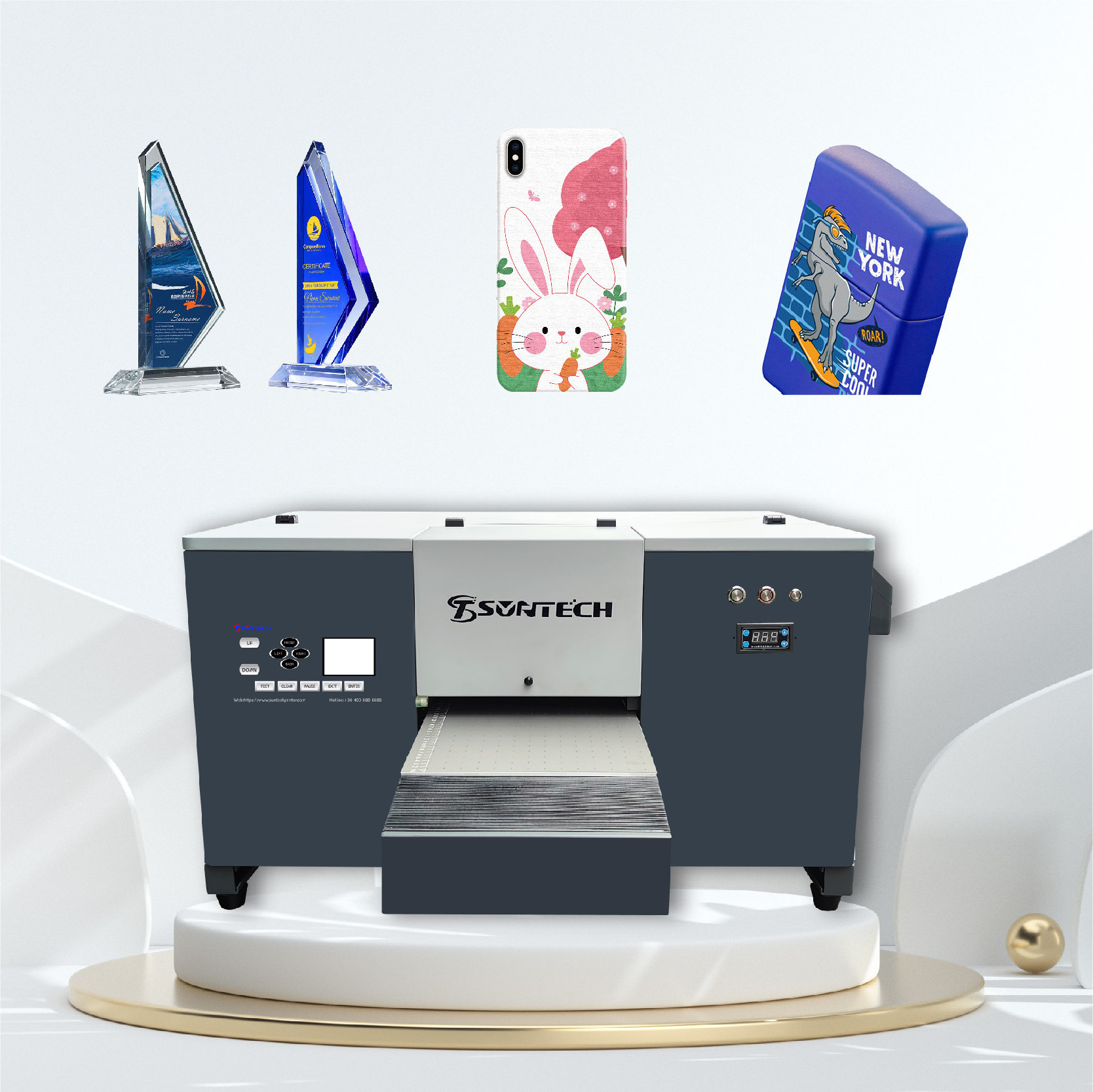 Factory sales the A3 UV printers leather printing machine for Acrylic wallet and phone case