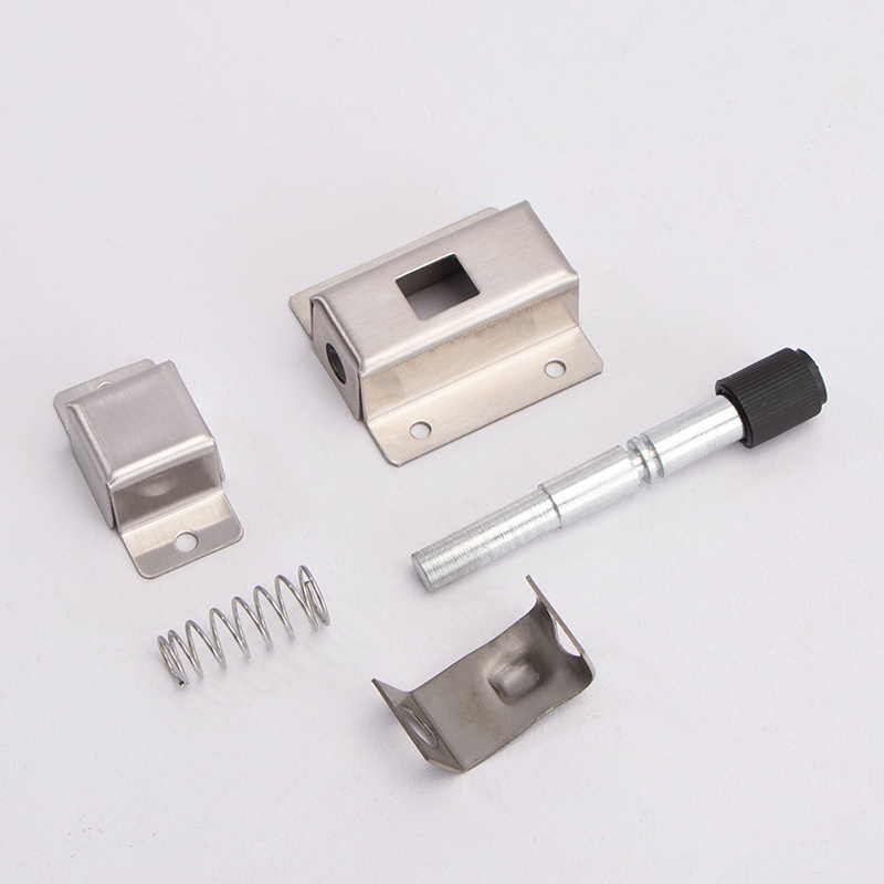 High quality stainless steel spring lock bolt lock used for cabinet doors in hot selling factories