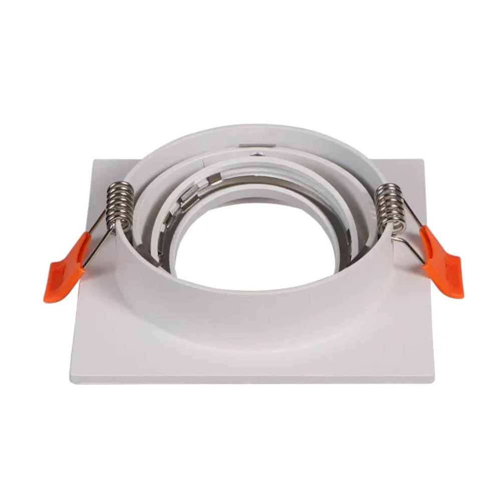 Spotlight Square Frame Gu5.3 Gu10 MR16 Aluminum Downlight Recessed LED Down Light Fixture