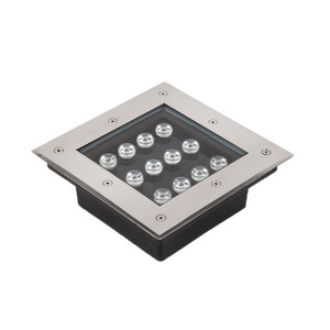 9W Outdoor Square Garden Inground Light Buried Underground Lamp Recessed Yard