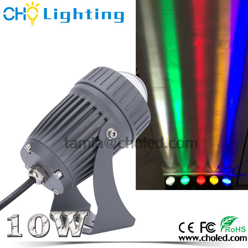 10W Outdoor Long Range High Spot Beam Light Waterproof IP65 Garden Led Lamp Narrow Spotlight