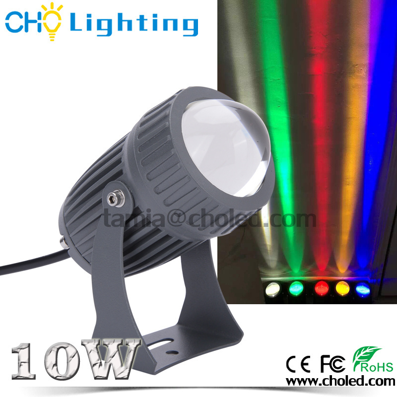 10W Outdoor Long Range High Spot Beam Light Waterproof IP65 Garden Led Lamp Narrow Spotlight