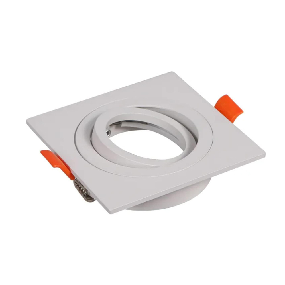 Spotlight Square Frame Gu5.3 Gu10 MR16 Aluminum Downlight Recessed LED Down Light Fixture