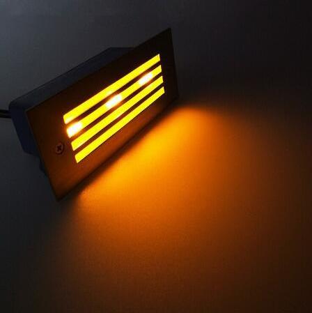 High quality Outdoor ip65 waterproof 3W led stair light recessed led step light