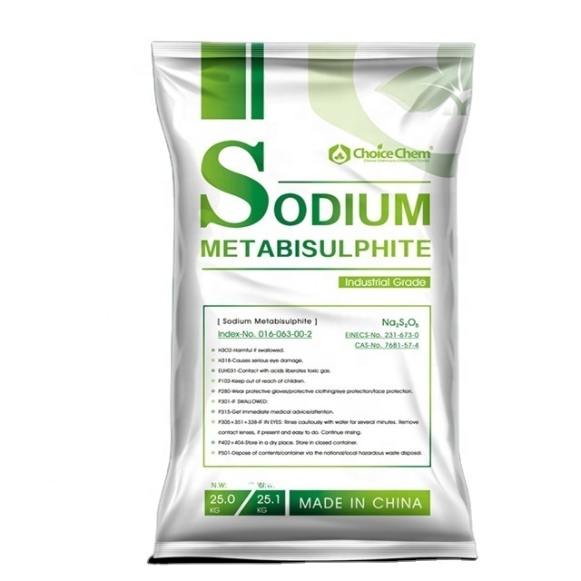 ChoiceChem Industrial Food Grade Sodium Metabisulphite/ Sodium Metabisulfite / Sodium Metabi sulfite