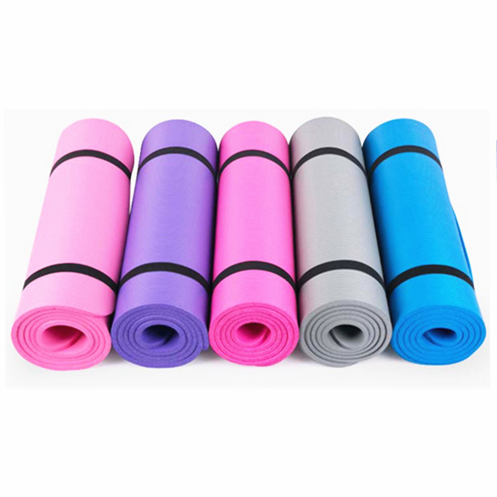 Comfortable Gym exercise Colorful NBR Yoga Mat