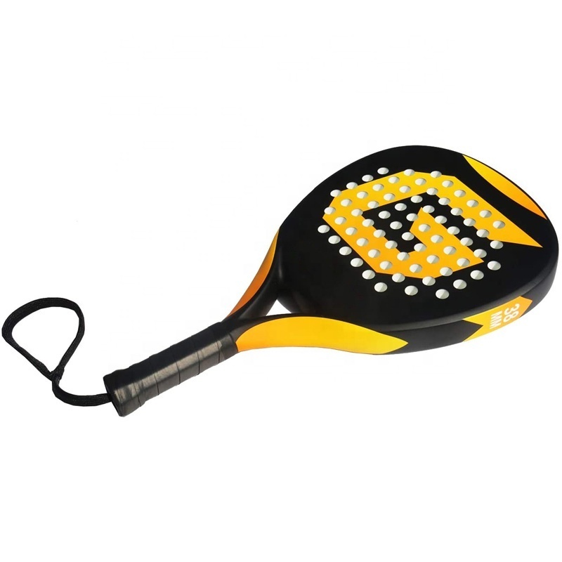 Custom Carbon Fiber Surface with Soft foam Core Paddle Tennis Racket padel rackets Paddleball Racquets paddle rackets